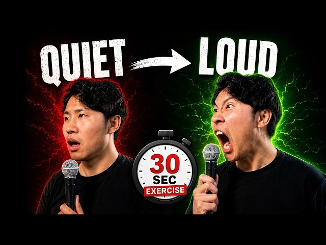 Daily 30-Second Exercise for LOUDER Screams