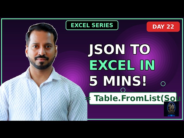 How to Parse Complex JSON Arrays in Excel | Power Query Tutorial (Day 22)