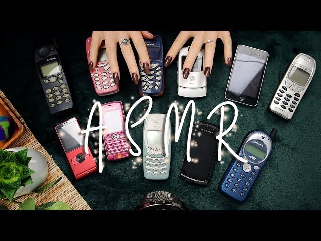 [ASMR] Retro phones collection 📱 Soft spoken, whisper, tapping, button sounds