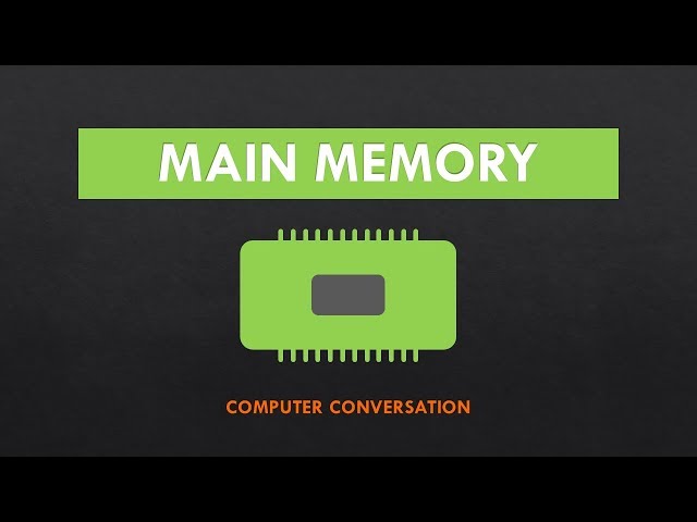 Main Memory | RAM & ROM | Computer Conversation