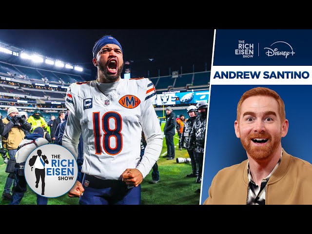 Did Comedian Andrew Santino Undersell the Bears with His 11-6 Record Prediction? | Rich Eisen Show
