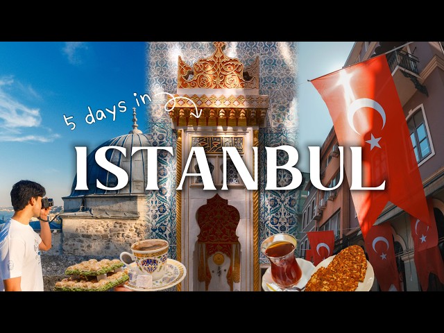 Istanbul, Turkey 🇹🇷 | Best Food, Markets, Mosques | 5-Day Itinerary | Turkey Travel Vlog