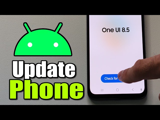 How To Update Android Samsung Phone Software (Best Method)