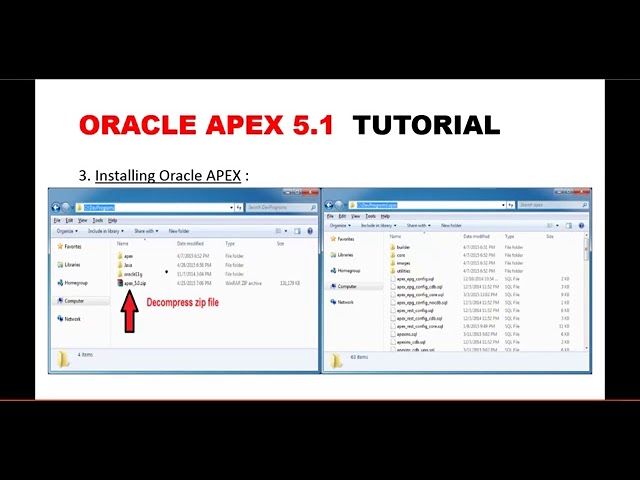 Oracle APEX Tutorial 1 Install  in Hindi/Urdu
