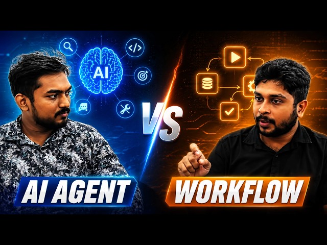 AI Agents vs AI Workflows මොකක්ද වෙනස? | Beginners Guide