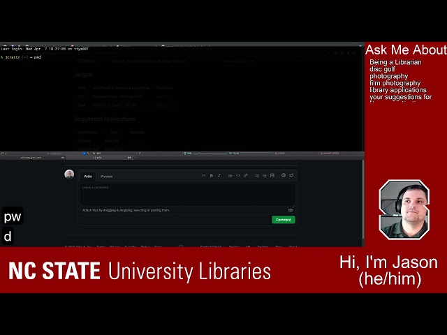 Librarians' Code: An Introduction To Everyday Command Line and Developer Tools