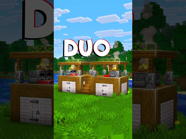 Minecraft Survival Duo House....🤔 (Payphone) #minecraft #shorts