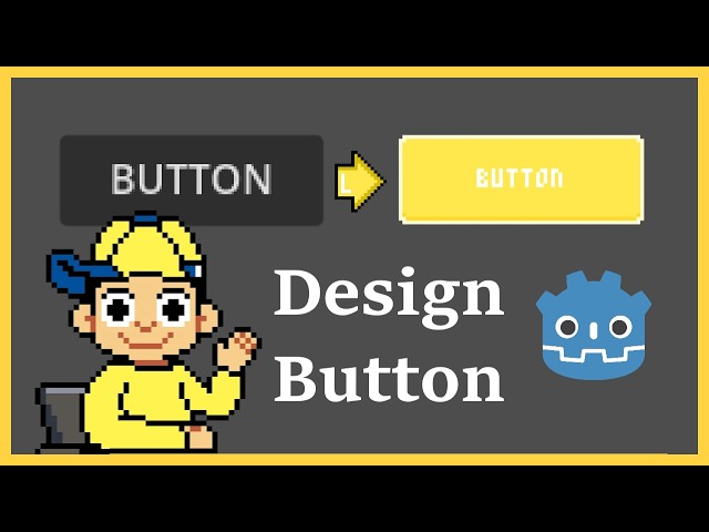 How to Design a Beautiful Button in Godot | UI Tutorial for Beginners(Part 1)