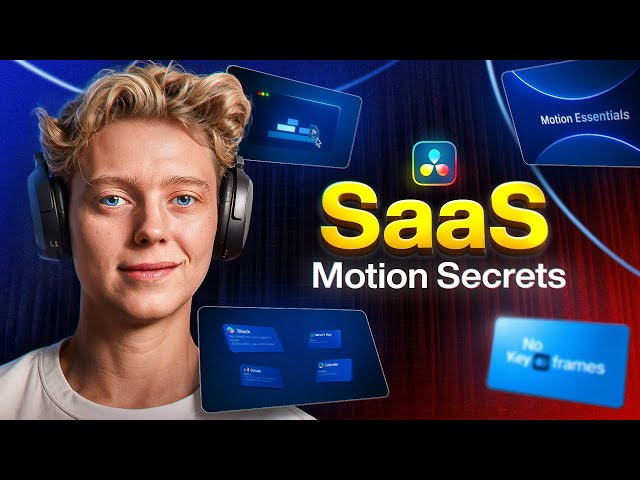 How to Create SaaS Animations in DaVinci Resolve Step by Step