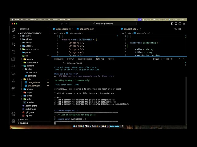 AI Modifies source code live