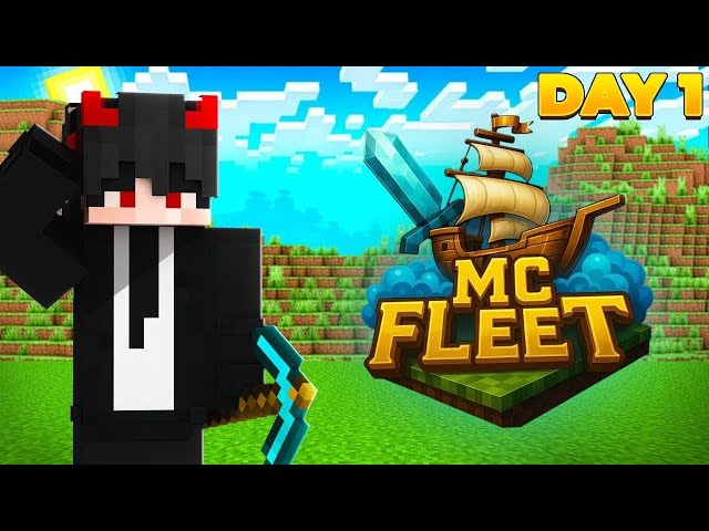 New journey in Mc Fleet live stream.  Day 1