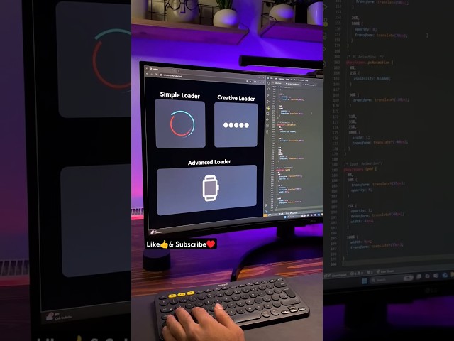 Loaders using html and css #coding #html #css