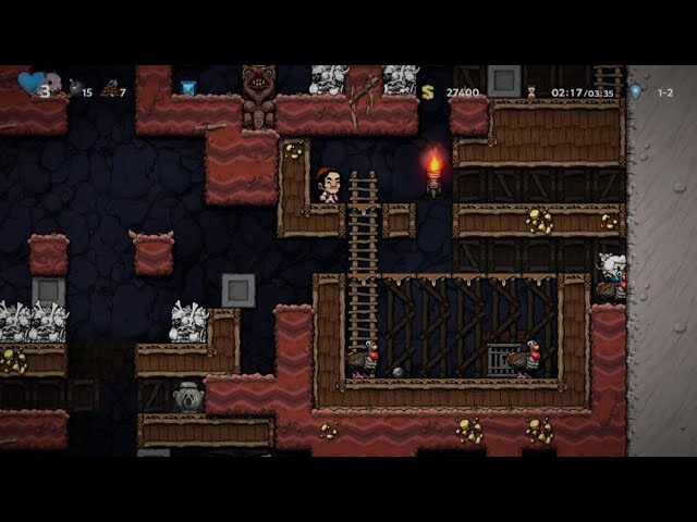 Spelunky 2 secret Turkey kill