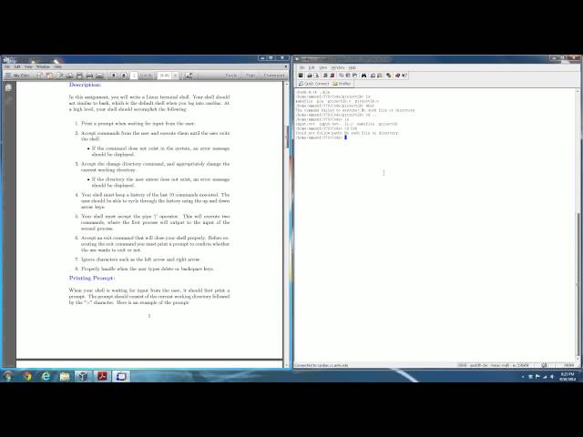 Shell Programming Project