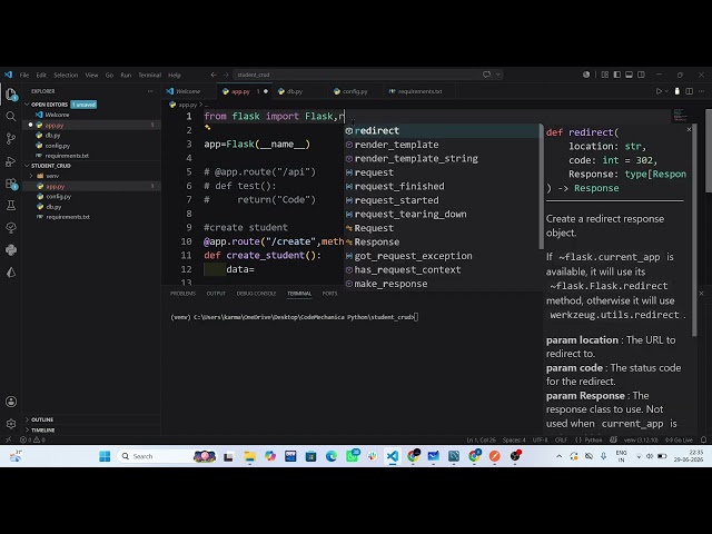 flask part 3 #codemechanica #creator #youtube #python #application #flask