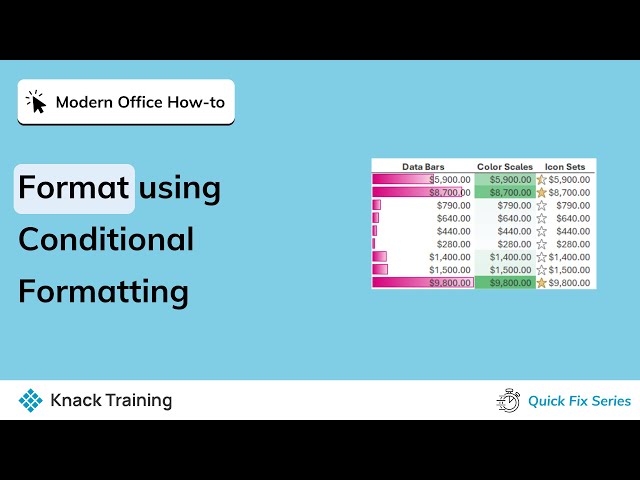 Conditional Formatting in Excel | Everyday Office