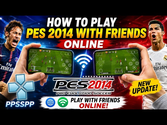 Finally! Play PES 2014 Multiplayer on PPSSPP