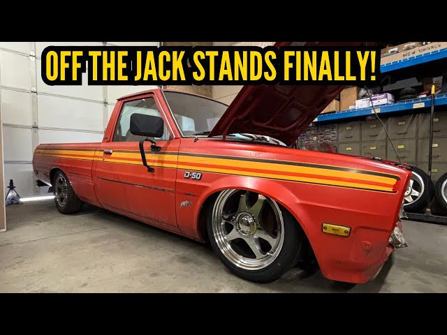 On the GROUND!   D50 Front bags and Shocks, Done.