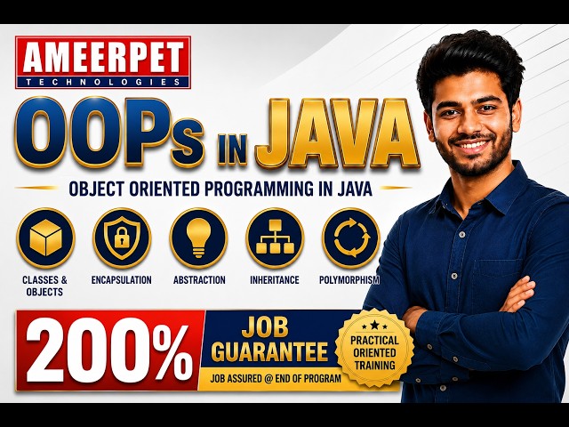 Object Oriented Programming in Java | Full Stack | Ameerpet Technologies | By Srinivas Garapati