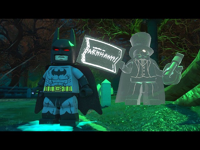 Secret Gentlemen Ghost Location in LEGO Batman Legacy of Dark Knight + 100% Challenges Reward