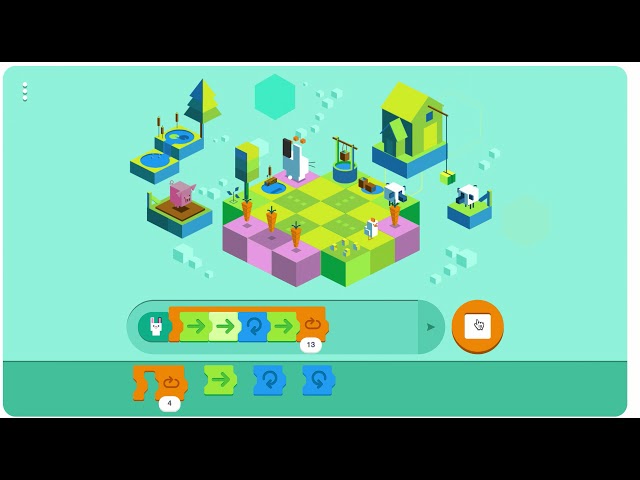 Celebrating 50 years of Kids Coding Doodle Level 6 Shortest Solution 1080p