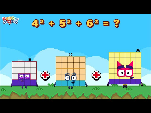 3 Square Number Sequence | 1² + 2² + 3² = ? | Fun Math for Kids ‪@ColorArt_id