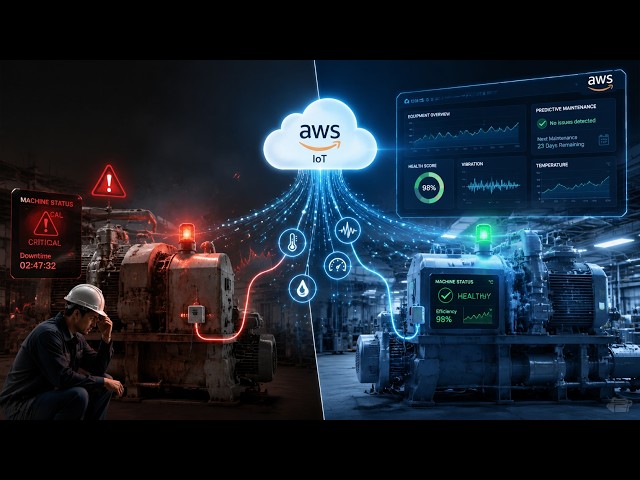 I Built an AWS IoT Predictive Maintenance System for Manufacturing | Industry 4.0 Cloud Solution