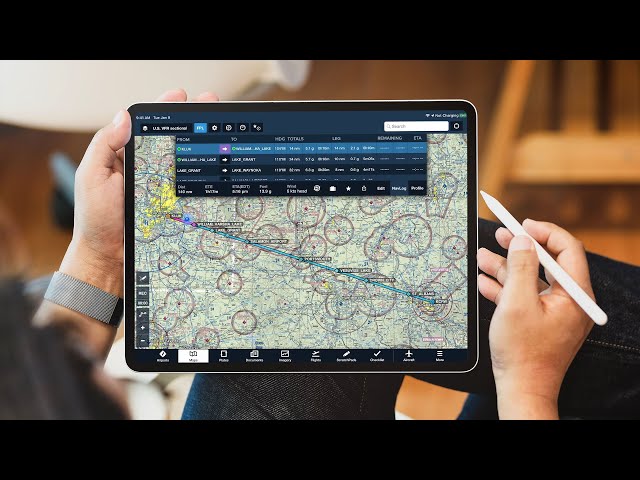 Student pilot's guide to cross-country flight planning with an iPad