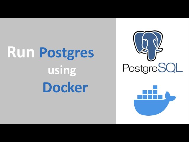 Run postgres database | docker | Docker Compose | Part-5