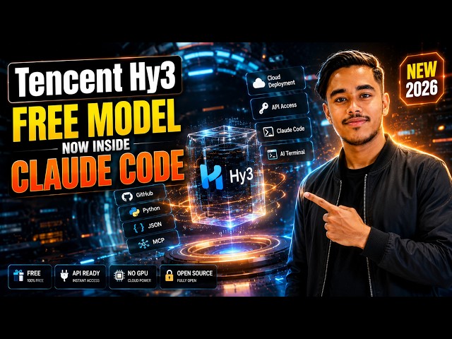 Stop Paying  Use Tencent Hy3 FREE Inside Claude Code