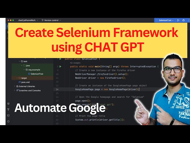 Use ChatGPT AI to create Selenium Framework from Scratch in Java - Maven - IntelliJ IDE - TestNG