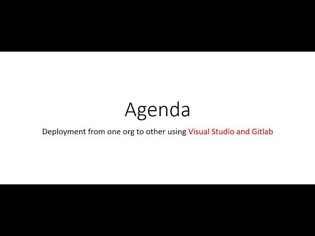 Deployment- VS Code and Gitlab