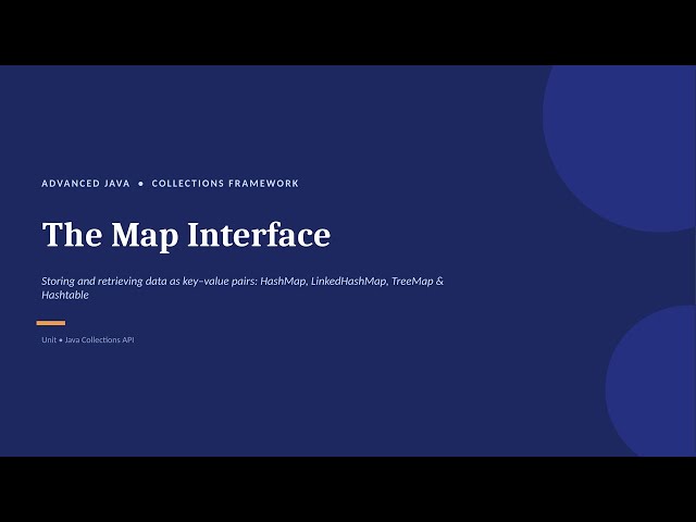 Java Map Interface | Advanced Java Collections Framework | Map Interface Tutorial
