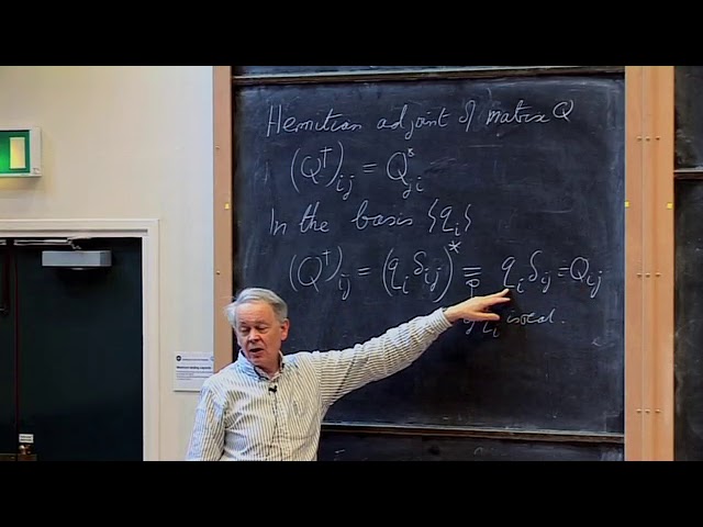 Oxford   Lecture 04 Commutators and Time Evolution the Time Dependent Schrödinger Equation