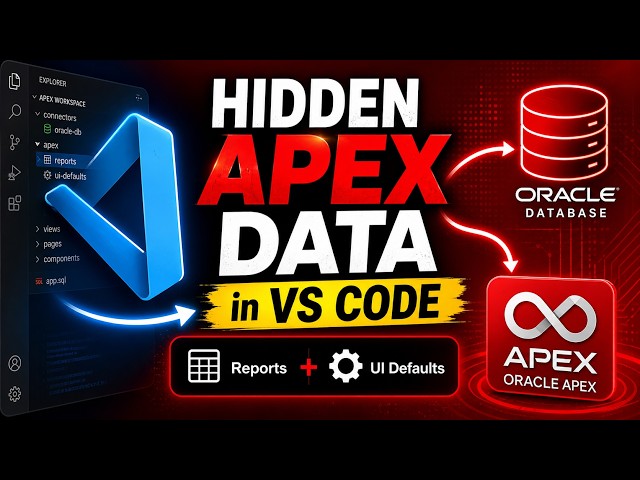 Exploring Oracle APEX from VS Code - Hidden Insights You Missed #orclapex #vscode #oracleapex
