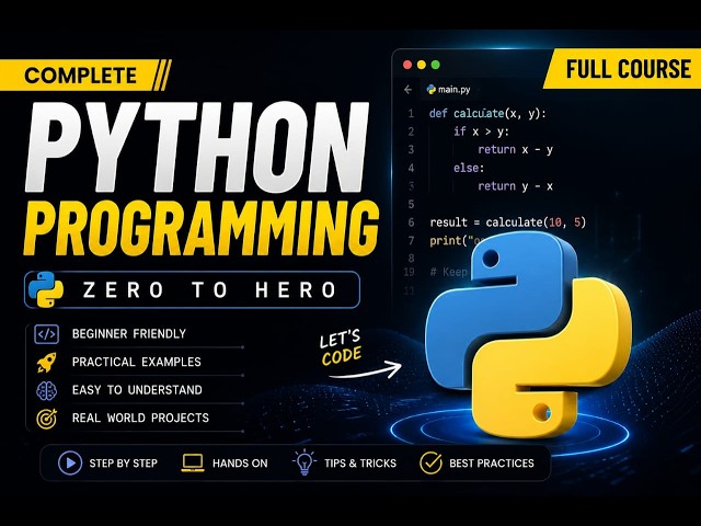 Learn Python in 30 Days | From Zero to Solid Foundation — Day 0