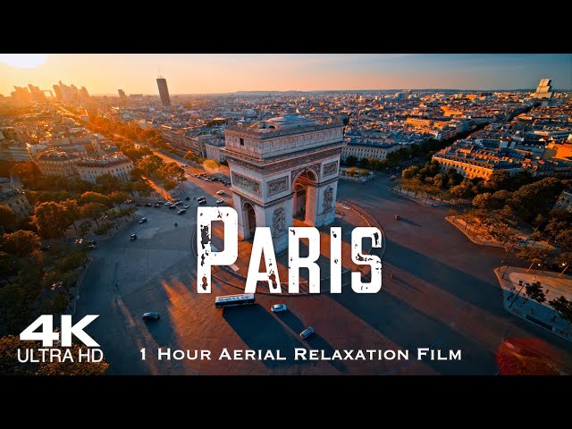 [4K] PARIS 2026 🇫🇷 1 Hour Drone Aerial Relaxation Film UHD | FRANCE #paris