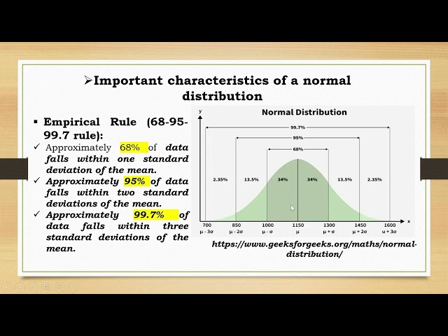 LESSON 20 NORMAL  DISTRIBUTION