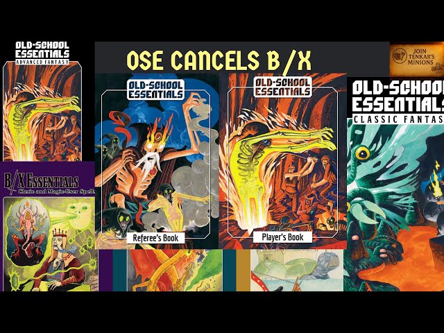 Old School Essentials Drops B/X – What It Means for the OSR