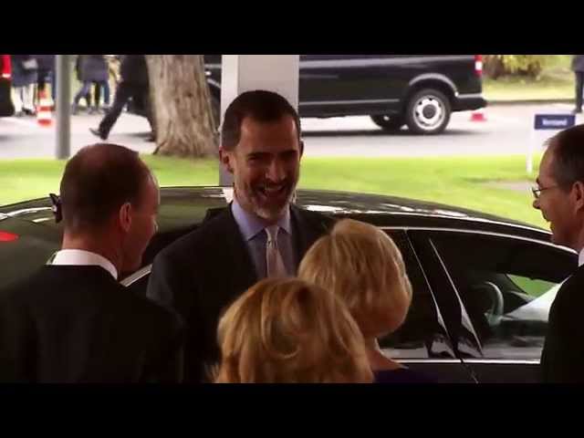 King Felipe VI of Spain visits Bertelsmann