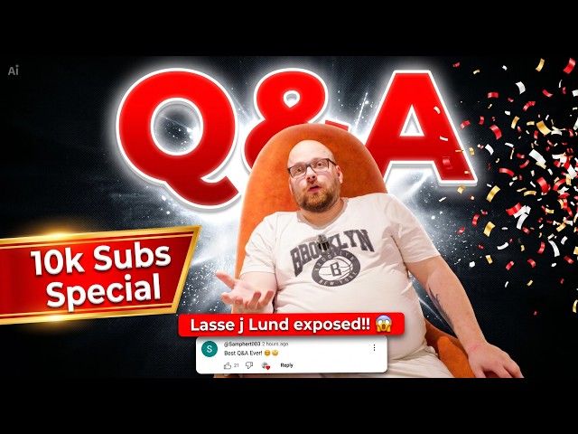 10k special Q&A video | Lasse J Lund