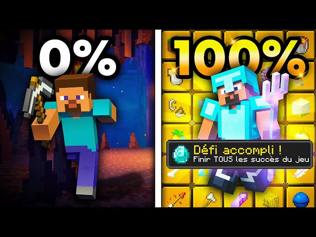 J'ai 100% Minecraft en 100H (TOUS les Succès)