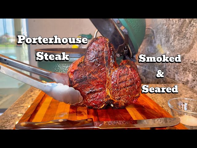 How to cook a Porterhouse Steak. Smoked and Seared #carnivorerecipes