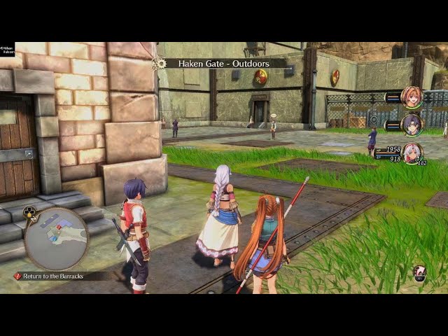Trails in the Sky 1st Chapter - The Missing Airliner - Meeting Olivier