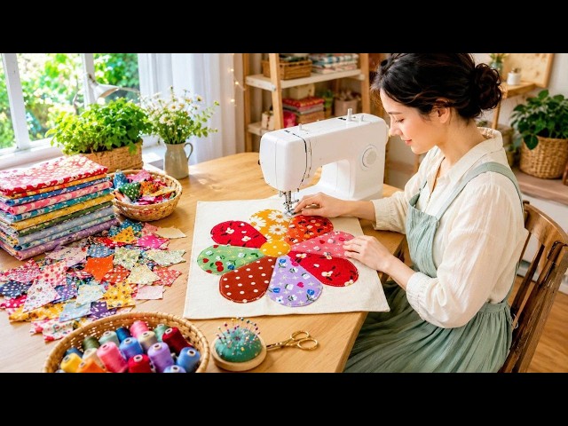 Look How Beautiful These Scraps Transform | Sewing Project Idea | Easy and Lovely