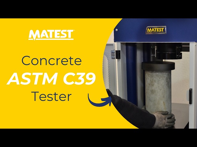 Automatic Concrete Cylinder Compression Tester | ASTM C39