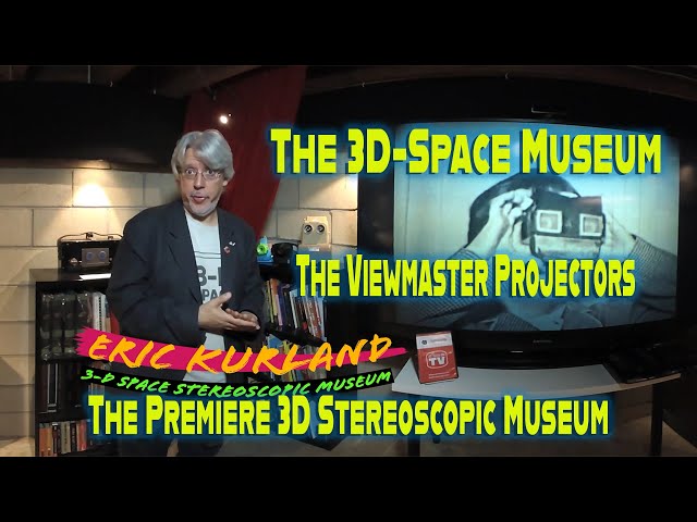 Viewmaster Projectors 3D Space museum in 3D 360 Part 8
