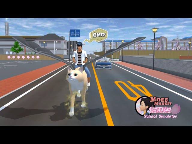 How to ride on your cat | Tutorial Sakura School Simulator 