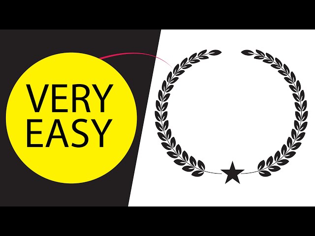 How to make Circle Logo design Illustrator 2023