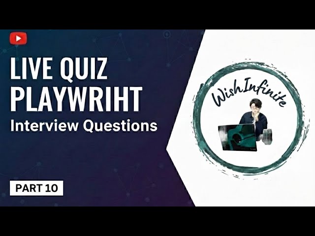 Playwright Live Quiz Part 10 🚀 | Master Test Annotations for Interviews & Real Projects (2025)